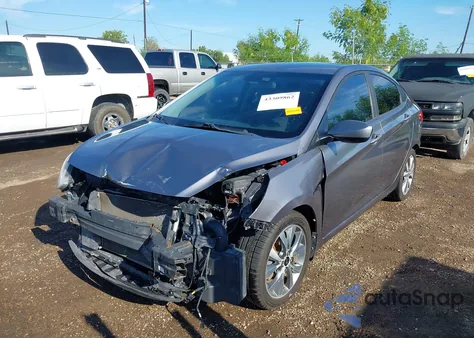 2016 Hyundai Accent Se из США, поврежденный, VIN KMHCU4AE4GU099794